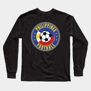 Philippines Football Lover Long Sleeve T-Shirt